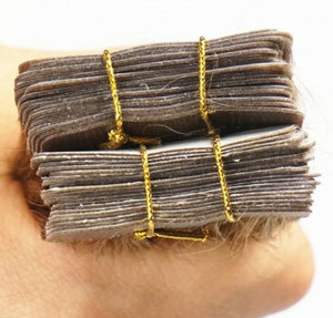 Luxury Tape In Human Hair Extensions #6/613 Balayage Ombre Blonde 40pcs 100g