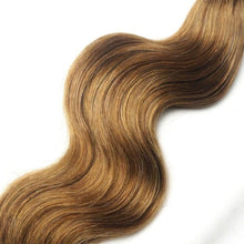Load image into Gallery viewer, Luxury Body Wave Brazilian Light Brown #8 Virgin Human 7A Hair Extensions Weave
