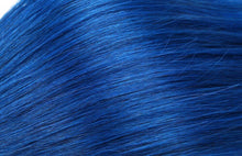 Load image into Gallery viewer, Luxury Dark Roots Blue Straight Peruvian Ombre Virgin Human Hair Extensions

