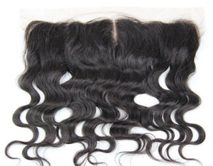 Luxury Brazilian Body Wave 13x4 13x4 Lace Frontal Closure Virgin Human Hair 7A