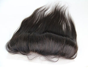 Luxury Virgin Brazilian Silky Straight 13x4 13x4 Lace Frontal Closure Virgin Hair 7A