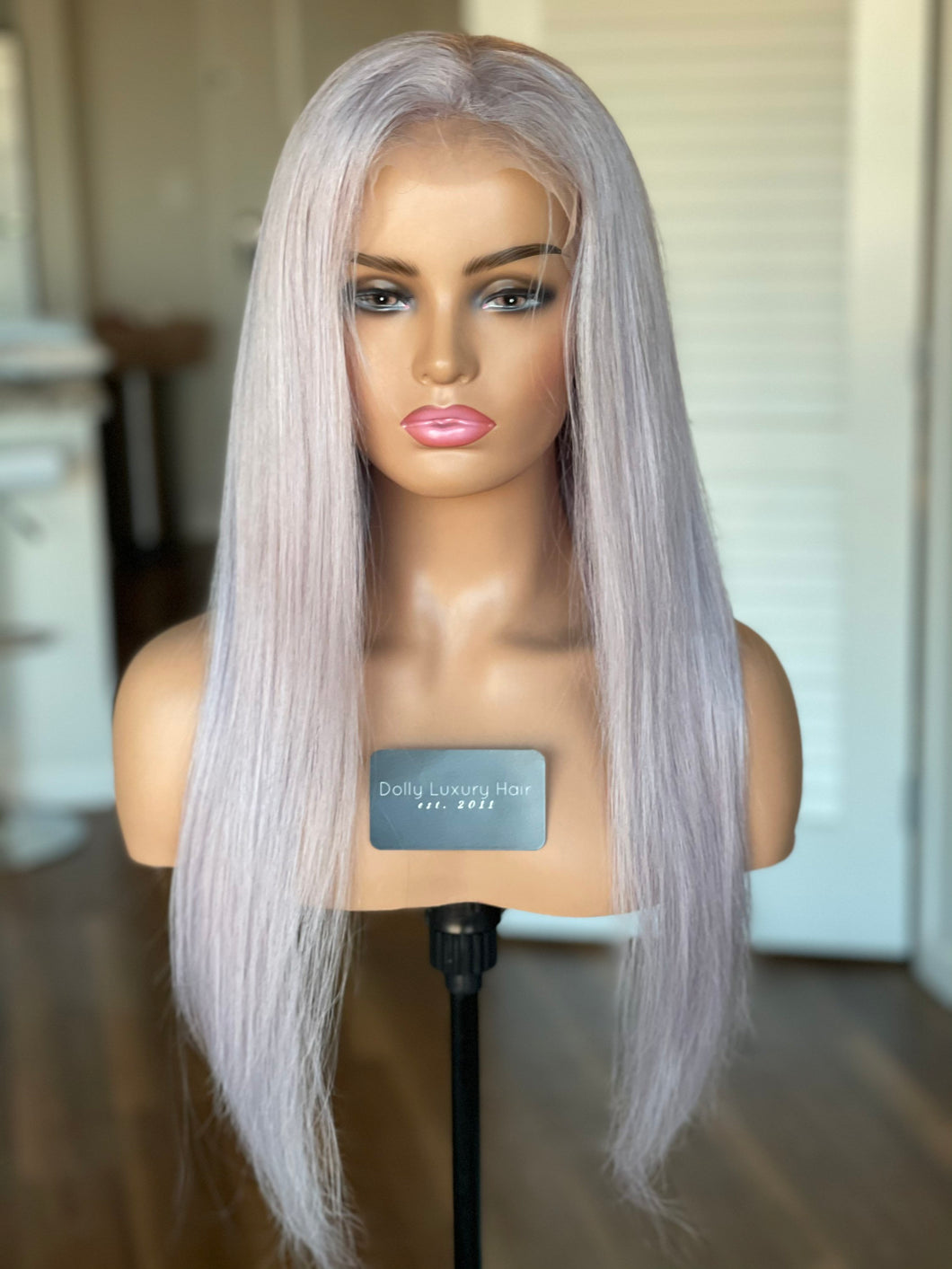 READY TO SHIP Luxury 22” 150% 13x4 Lace Front Light Grey Gray Wig Human Hair Swiss Glueless Sale