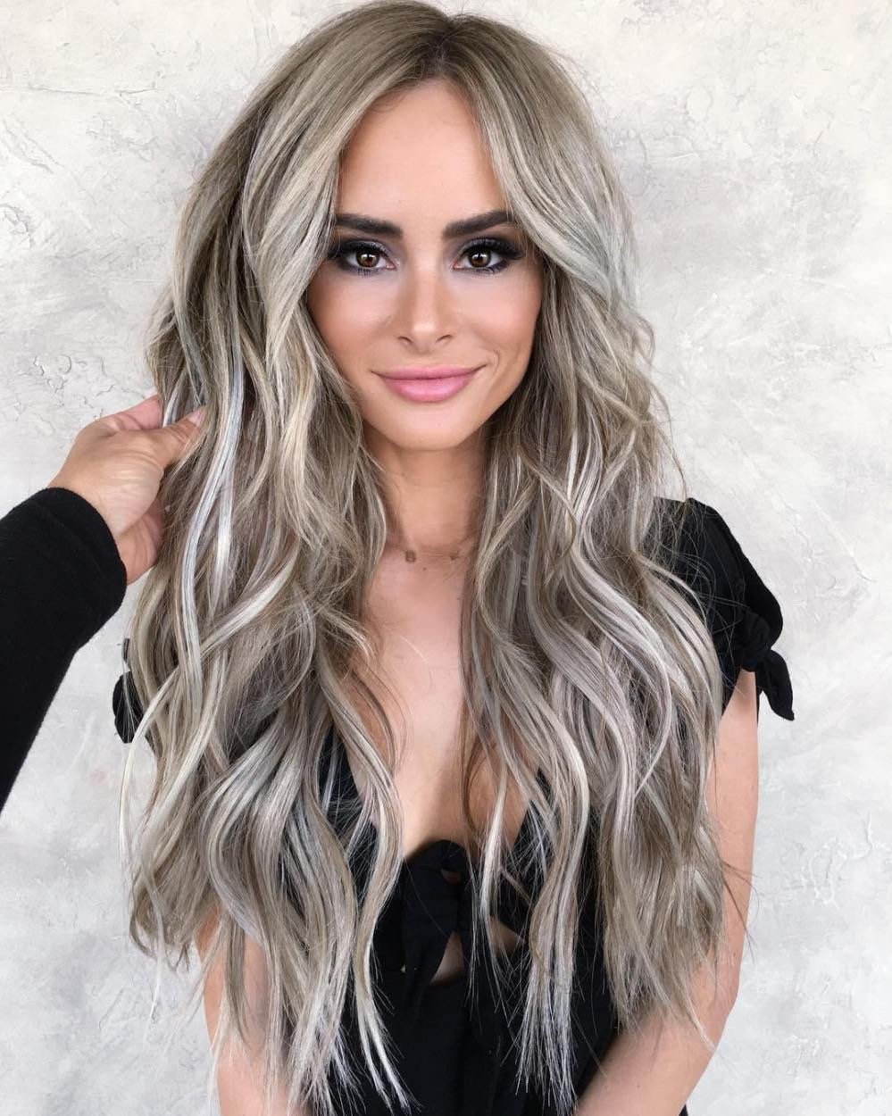 Luxury Toasted Ash Blonde Balayage 100% Human Hair Swiss 13x4 Lace Front Glueless Wig Wavy U-Part, 360 or Full Lace Upgrade Available
