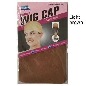 READY TO SHIP 2 pcs Deluxe Glueless Wig Caps Luxury Premium