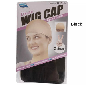 READY TO SHIP 2 pcs Deluxe Glueless Wig Caps Luxury Premium