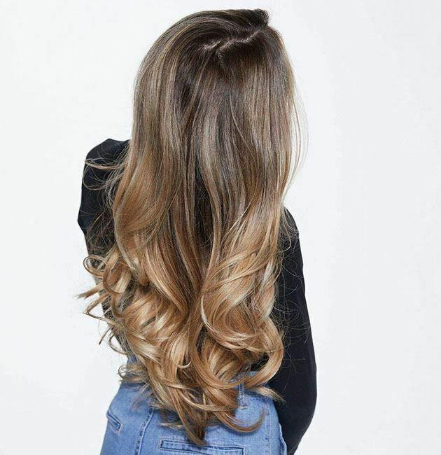 Caramel ombre hair discount