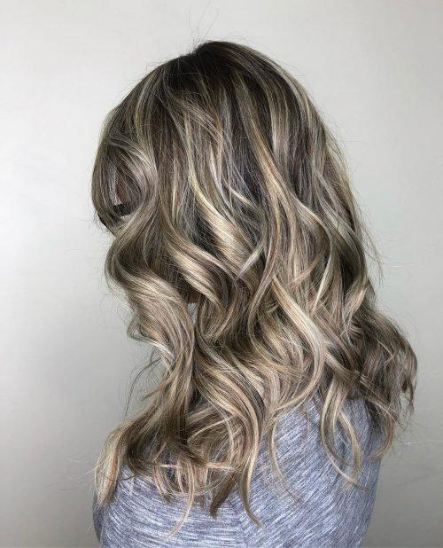 Luxury Ash Blonde Icy Balayage 100% Human Hair Swiss 13x4 Lace Front Glueless Wig Wavy Full Lace Upgrade Available