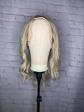 Load image into Gallery viewer, Luxury Balayage Ash Platinum Blonde 100% Human Hair Swiss 13x4 Lace Front Glueless Wig U-Part, 360 or Full Lace Upgrade Available
