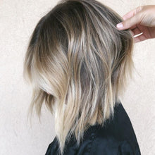 Load image into Gallery viewer, Luxury Dishwater Blonde with Money Pieces Balayage 100% Human Hair Swiss 13x4 Lace Front Glueless Wig Wavy U-Part or Full Lace Upgrade Available

