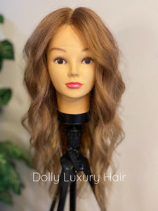 AUBREY | Luxe Auburn Human Hair Swiss 13x4 Lace Front Wig Strawberry Blonde  Bleached Knots Transparent Lace Full Lace Upgrade Available