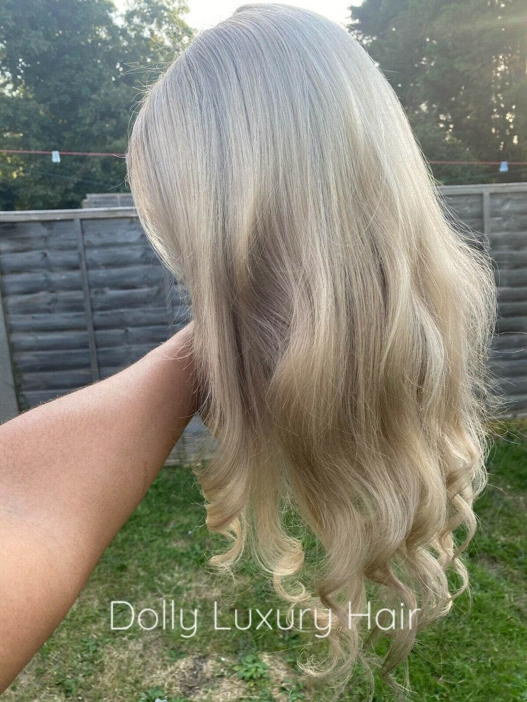 Luxury Brown Ash Blonde Balayage Highlight 100% Human Hair Swiss 13x4 Lace Front Glueless Wig Wavy U-Part, 360 or Full Lace Upgrade Available