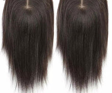 Load image into Gallery viewer, Luxury Natural Black #1B Jewish Hair Toppers Long Straight Natural Color Closure Women Toupee European Remy Hair Mono 100% Human Hair Wig
