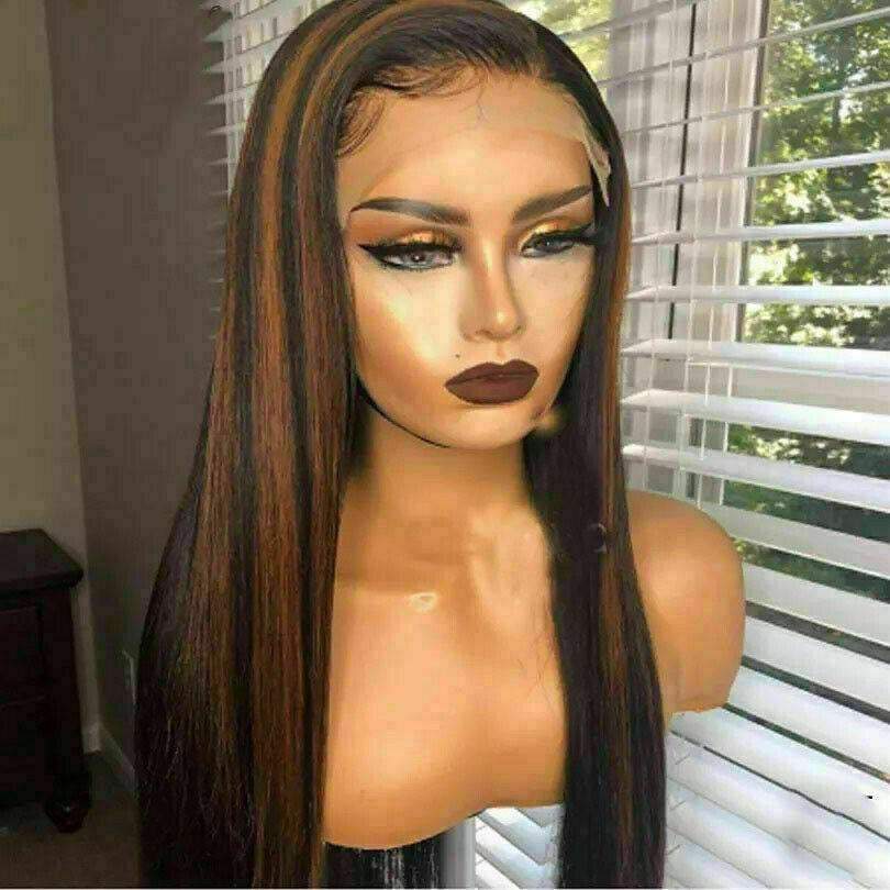 Luxury Remy Auburn Brown 100% Human Hair Swiss 13x4 Lace  display picture 1