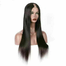 Load image into Gallery viewer, Luxury Brazilian U Part Wavy Straight 100% Human Hair Swiss 13x4 Lace Front Glueless Wig U-Part U-Part, 360 or Full Lace Upgrade Available
