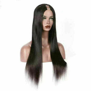 Luxury Brazilian U Part Wavy Straight 100% Human Hair Swiss 13x4 Lace Front Glueless Wig U-Part U-Part, 360 or Full Lace Upgrade Available