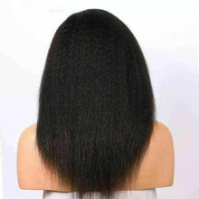 Load image into Gallery viewer, Luxury Brazilian U Part Kinky Straight 100% Human Hair Swiss 13x4 Lace Front Glueless Wig U-Part U-Part, 360 or Full Lace Upgrade Available

