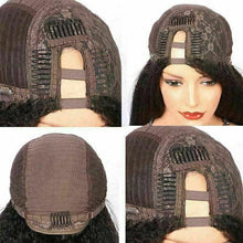 Load image into Gallery viewer, Luxury Brazilian U Part Kinky Straight 100% Human Hair Swiss 13x4 Lace Front Glueless Wig U-Part U-Part, 360 or Full Lace Upgrade Available
