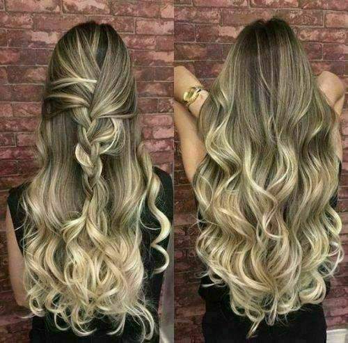 Luxury Medium Brown Blonde Balayage Highlight 100% Human Hair Swiss 13x4 Lace Front Glueless Wig Wavy U-Part, 360 or Full Lace Upgrade Available