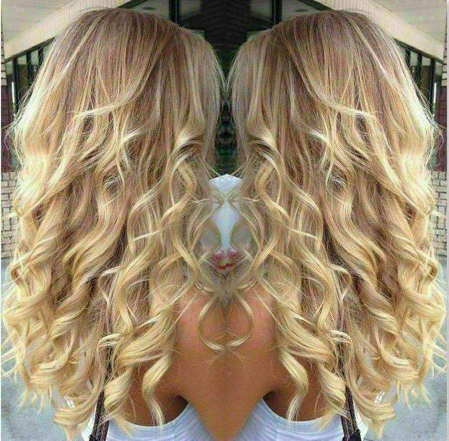Luxury Remy Balayage Highlight Brown Honey Blonde 100% Human Hair Swiss 13x4 Lace Front Wig Wavy U-Part, 360 or Full Lace Upgrade Available