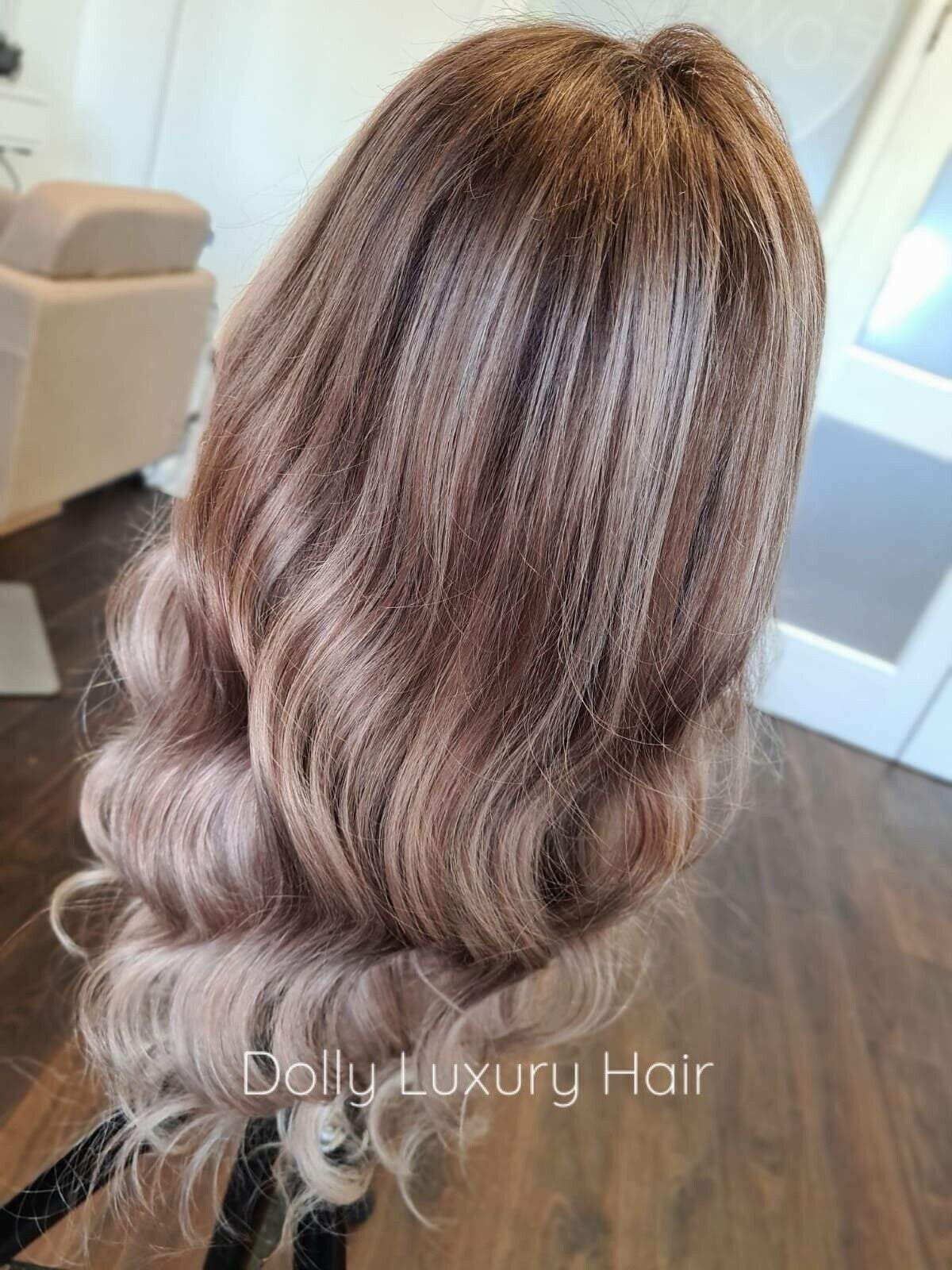 Luxury Chestnut Medium Brown Blonde Balayage Highlight 100 