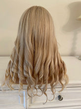 Load image into Gallery viewer, READY TO SHIP 20” 150% Full Lace Light Ash Blonde Balayage Highlighted Human Hair Wig
