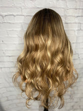 Load image into Gallery viewer, READY TO SHIP Clearance 20” 130% 13x4 Lace Front Root Blur Balayage Highlighted Human Hair Wig
